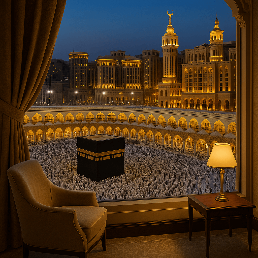 Discover VIP Hajj packages 2025 for executives & high-profile pilgrims. Premium accommodations, private guides & luxury services. Book your elite experience!