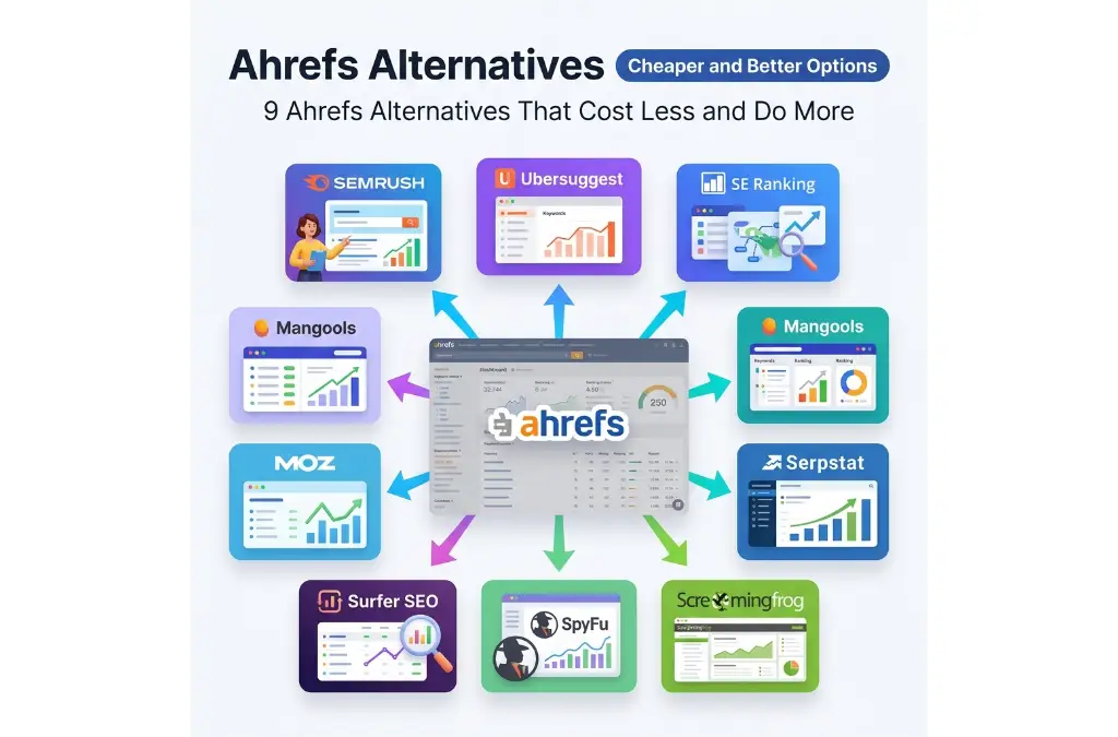 Ahrefs alternatives cheap SEO tools comparison 2026